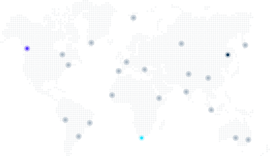Global map showing Link-Busters worldwide piracy monitoring coverage across 150,000+ sites